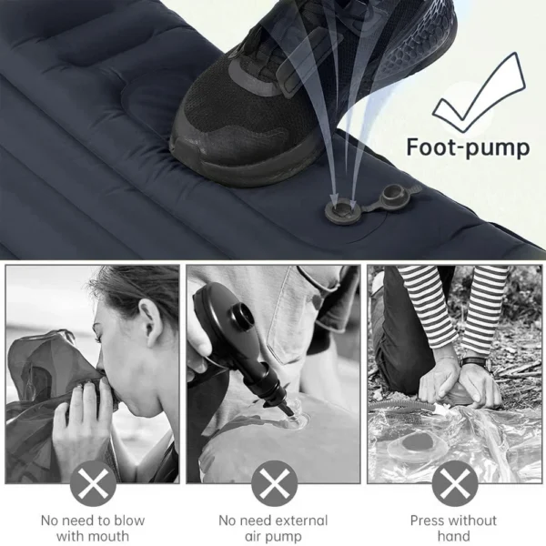 WESTTUNE's Inflatable Mattress with Pillow - Image 3