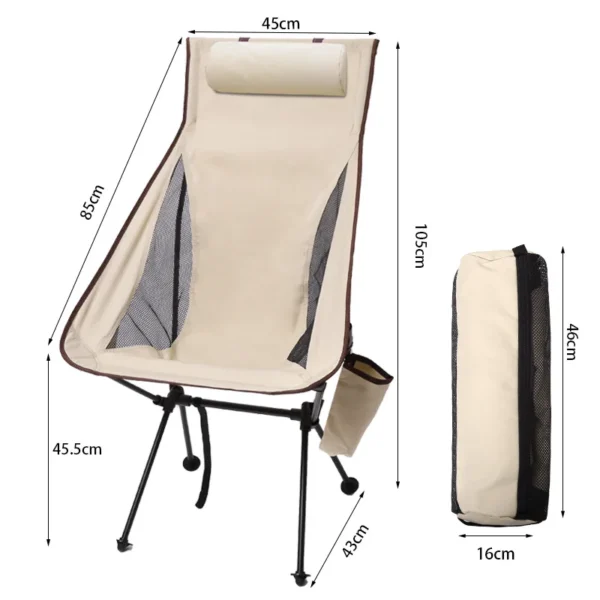 Folding  Aluminum Alloy Beach Chair