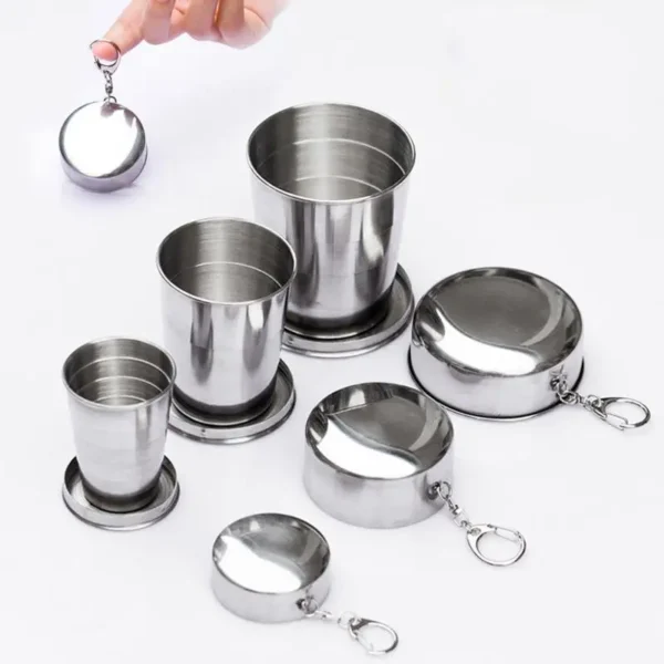 Stainless Steel Folding Cup - Image 6
