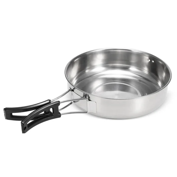 3Pcs Cookware Set Stainless Steel