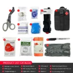 IFAK Molle's Tactical Military First Aid Kit With Equipment and Medical Supplies - Image 9