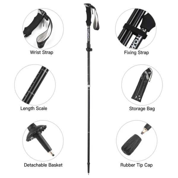 Tomshoo's 2pcs Trekking Pole - Image 4
