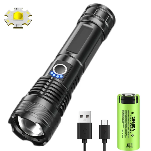 XIWANGFIRE's USB Rechargeable LED Flashlight - Image 9