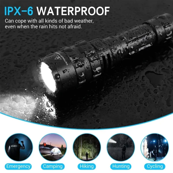 ESMARTER's LED Tactical Flashlight - Image 2