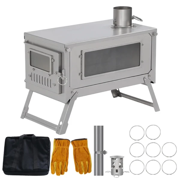 SOOMLOOM's Titanium Foldable Wood Burning Stove