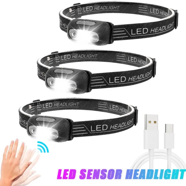 LISM's Portable Mini LED Headlamp