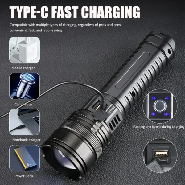 1000W tactical Flashlight
