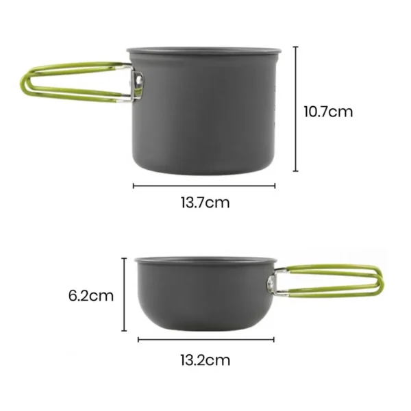 1 Set Ultralight  Cooking Pot Set