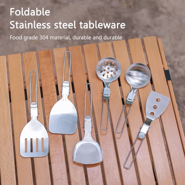 Folding Spatula Spoon Shovel Tableware