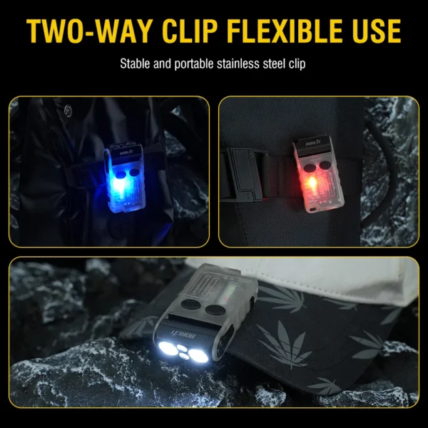BORUIT's V20 EDC LED Keychain Flashlight - Image 4