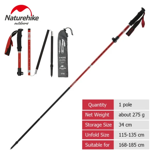 Naturehike's ST09 7075 aluminum trekking poles - Image 8