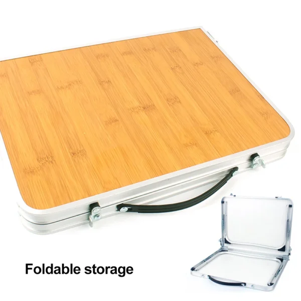 HooRu's  Aluminum Alloy Folding Table with Carry Bag - Image 4