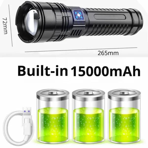 1000W tactical Flashlight - Image 7