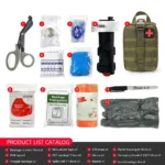 IFAK Molle's Tactical Military First Aid Kit With Equipment and Medical Supplies - Image 7