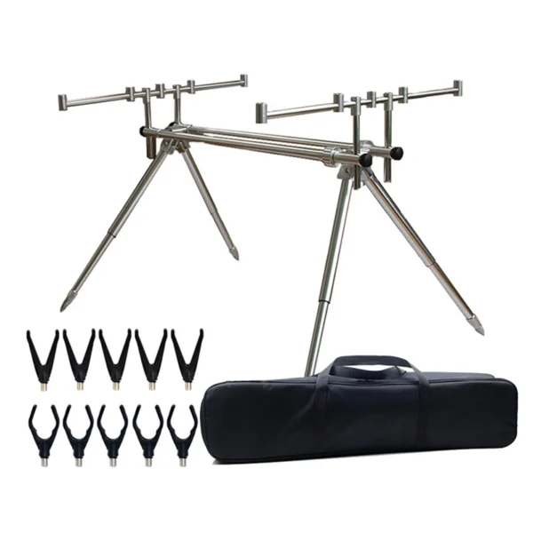 JSFUN's Adjustable Retractable Carp Fishing Rod Pod - Image 7
