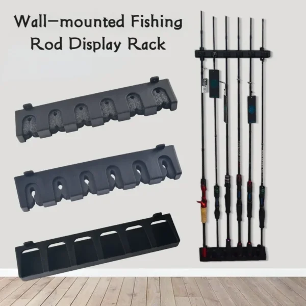 GEONYIEEK's Fishing Rod Holders 6-Rod Rack