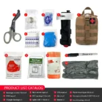 IFAK Molle's Tactical Military First Aid Kit With Equipment and Medical Supplies - Image 8