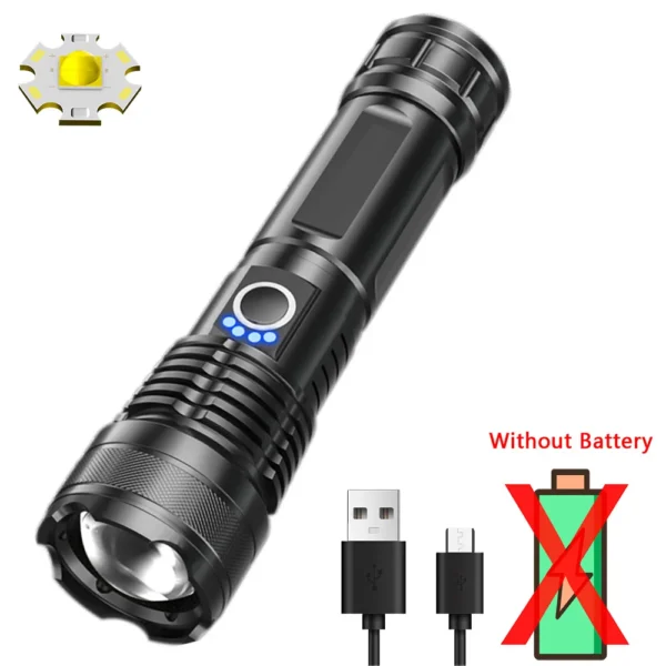 XIWANGFIRE's USB Rechargeable LED Flashlight - Image 7