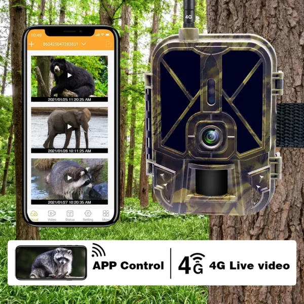SUNTEKCAM's 4K Live Stream Trail Camera 4G  30MP HC940PROLI - Image 2