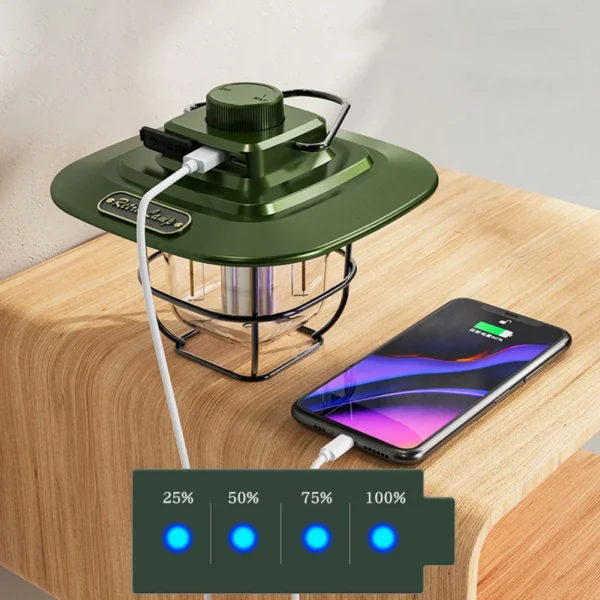 LED Camping Waterproof Lantern 4500mAh Rechargeable - Image 4
