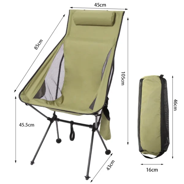 Folding  Aluminum Alloy Beach Chair