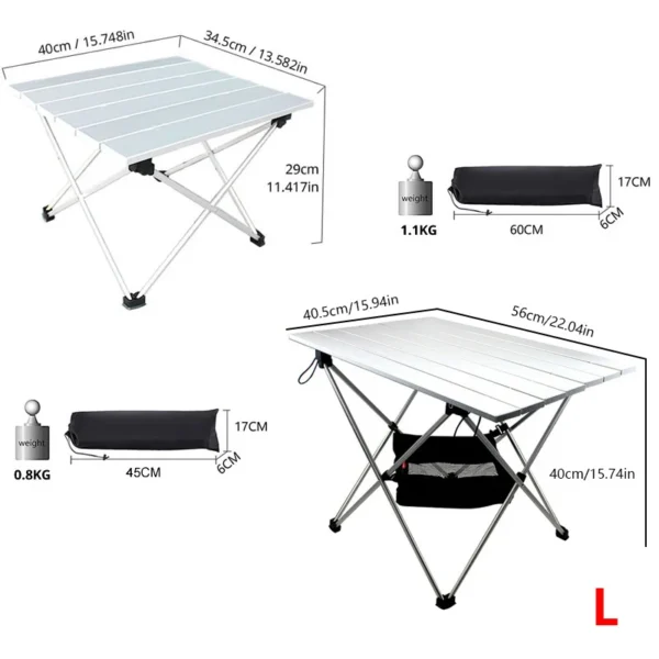 Lighten Up's Ultralight Aluminum Camp Table - Image 2