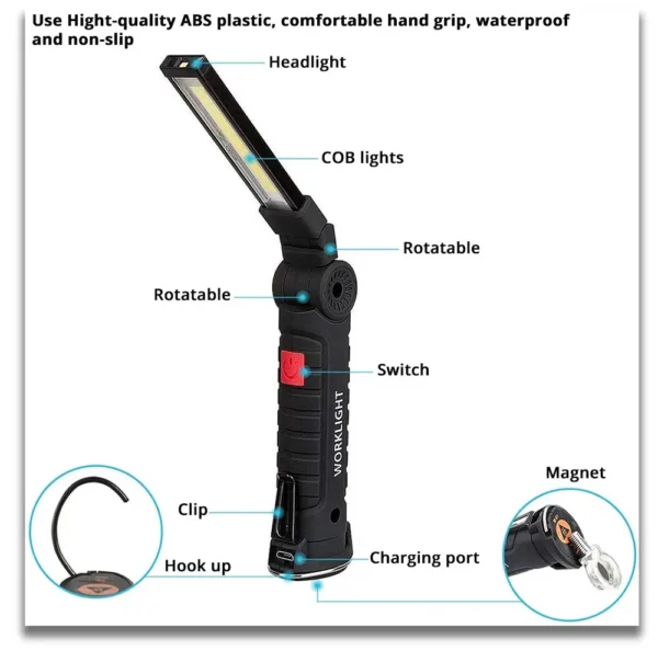 Rechargeable Camping LED Flashlight - Image 4