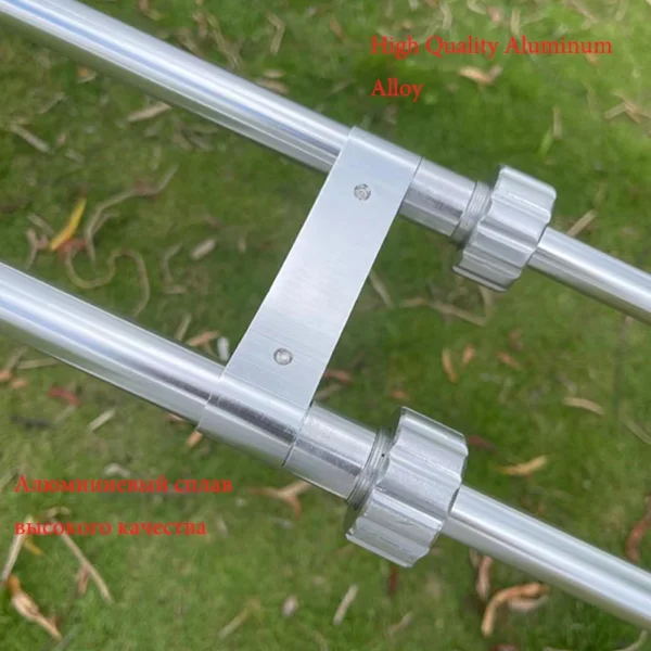 JSFUN's Adjustable Retractable Carp Fishing Rod Pod - Image 4