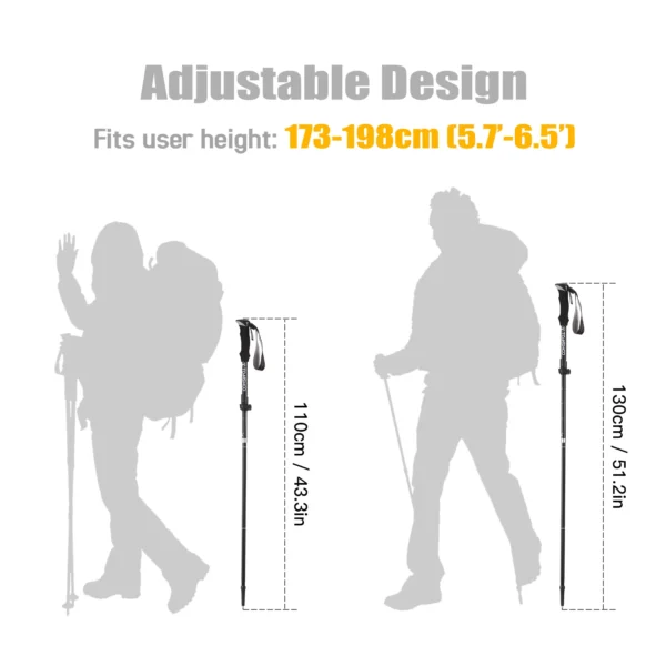 Tomshoo's 2pcs Trekking Pole - Image 6