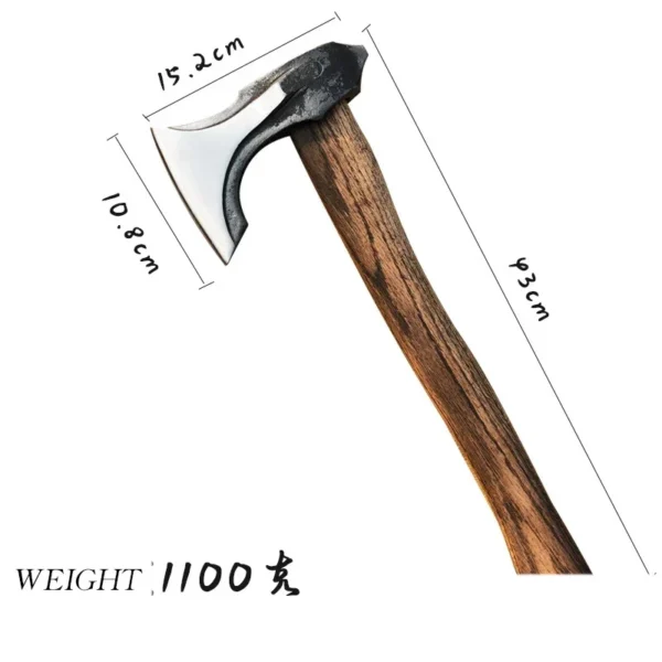AIBODUO's Wood Refined Steel Forged Axe