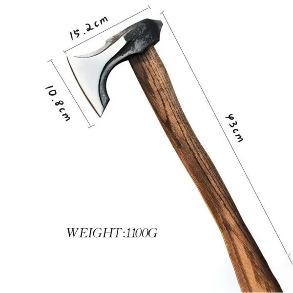 AIBODUO's Wood Refined Steel Forged Axe