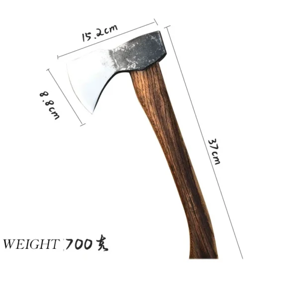 AIBODUO's Wood Refined Steel Forged Axe