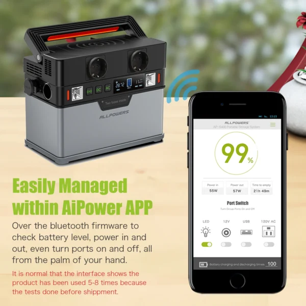 ALLPOWERS' 110V 220V AC 300W Power Station