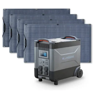 ALLPOWERS Power Station with Flexible Solar Panels