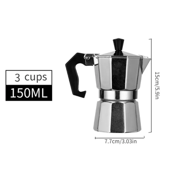 Aluminum Octagonal Coffee Kettle - Image 9