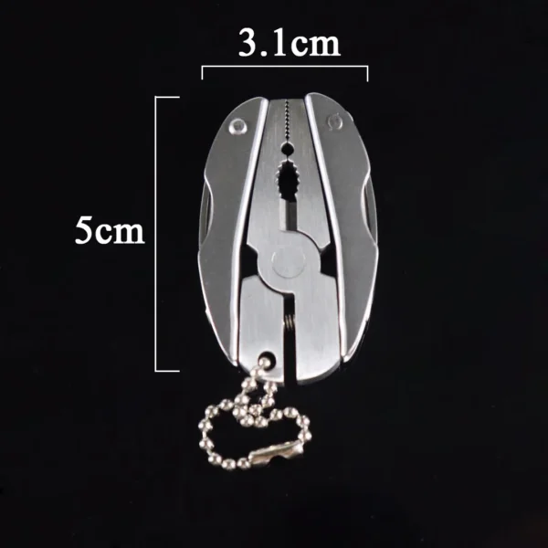 ANNFAMI's Stainless Steel Multitool Pliers Knife Keychain
