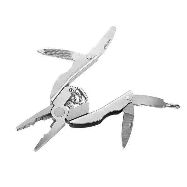 ANNFAMI's Stainless Steel Multitool Pliers Knife Keychain