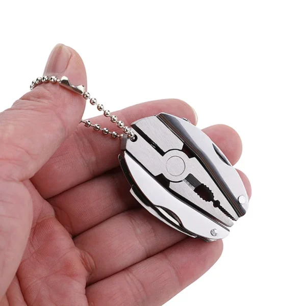 ANNFAMI's Stainless Steel Multitool Pliers Knife Keychain