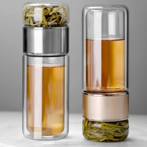AROPLOR's Tea Water Bottle High Borosilicate Glass