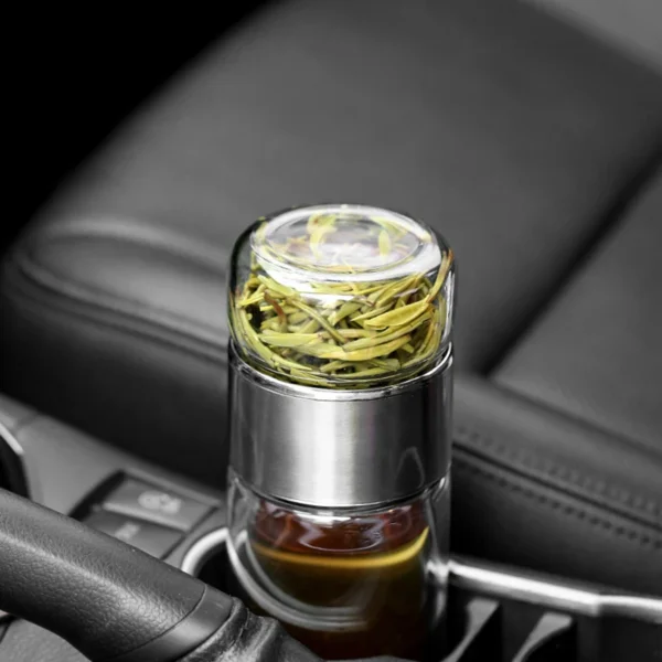 AROPLOR's Tea Water Bottle High Borosilicate Glass