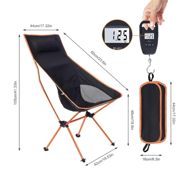 AZULBLANCO's Folding Oxford Cloth Chair