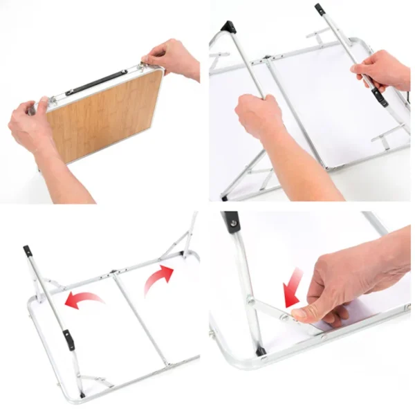 Bamboo Wood Folding Table