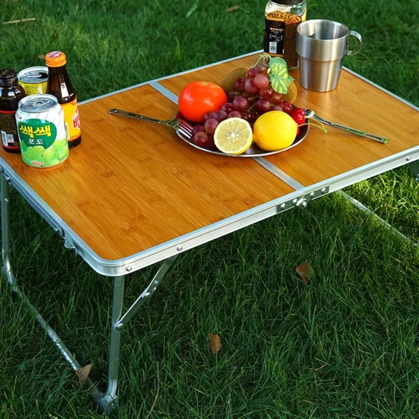 Bamboo Wood Folding Table