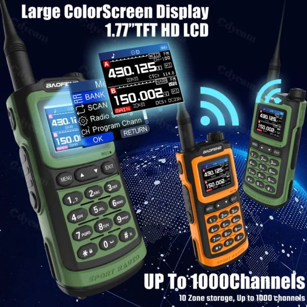 BAOFENG's UV-G30 1000 Channel 2-Way Radio