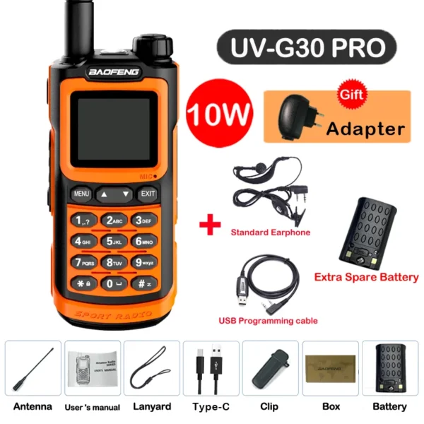 BAOFENG's UV-G30 1000 Channel 2-Way Radio