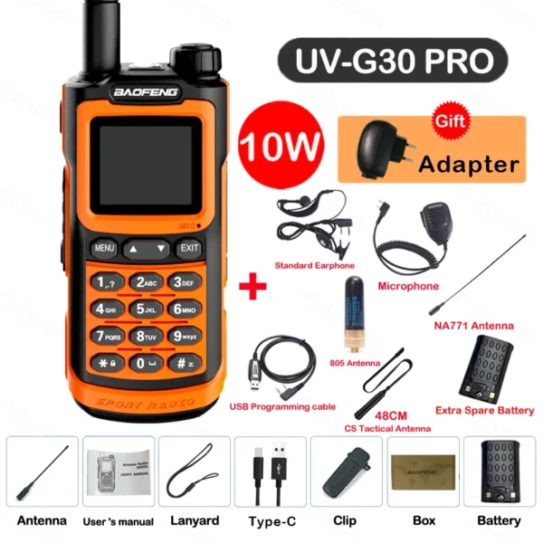 BAOFENG's UV-G30 1000 Channel 2-Way Radio