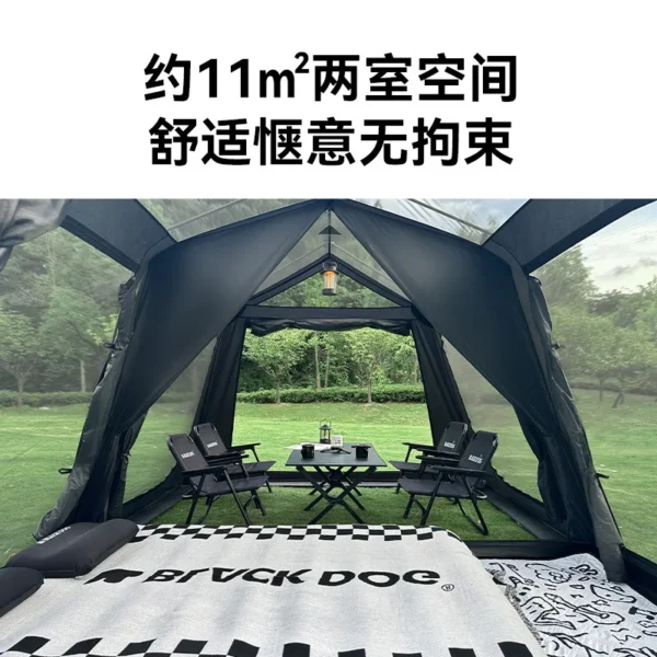 Blackdog's Automatic Quick Opening Rubber Tent