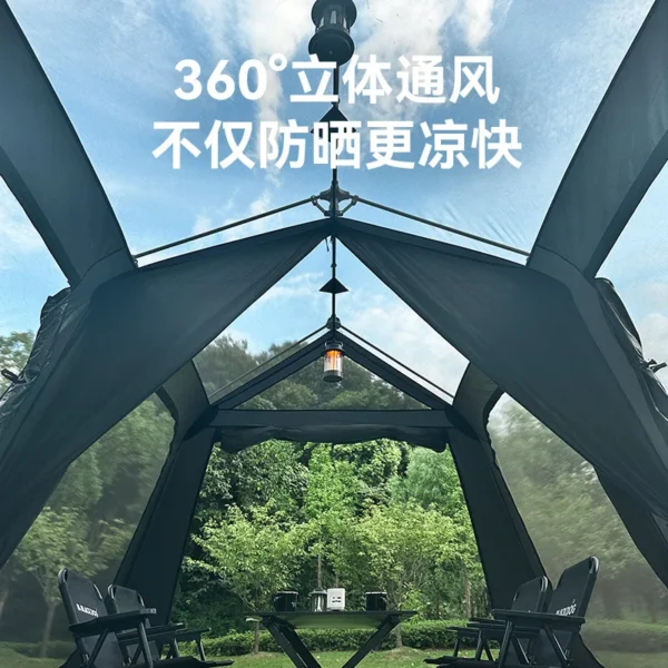 Blackdog's Automatic Quick Opening Rubber Tent