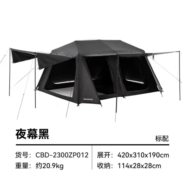 Blackdog's Automatic Quick Opening Rubber Tent