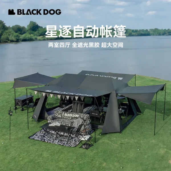 Blackdog's Automatic Quick Opening Rubber Tent